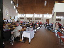Besuch des Gottesdienstes in Windorf 